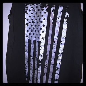 American flag tank